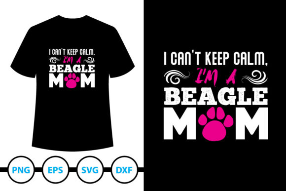 Beagle Dog T-Shirt Design 9 - Graphics for Print Templates