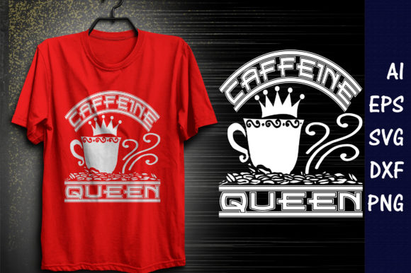 Coffee Quote Design for T-Shirt Graphics