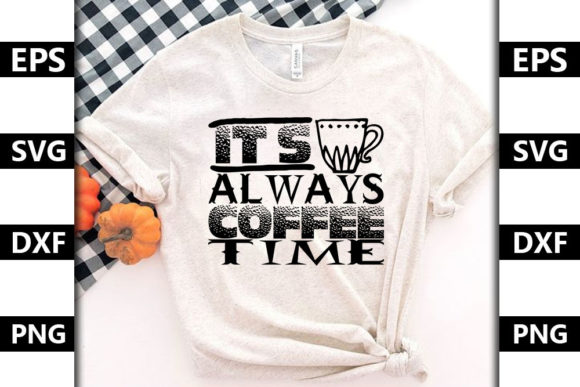Coffee Quote Design for T-Shirt Graphics