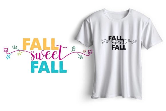 Fall SVG Autumn T Shirt Sublimation Graphics for Print Templates