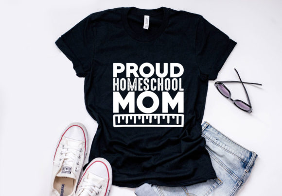 Homeschool Mom Quote Design for T-Shirt Graphics