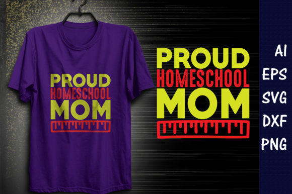 Homeschool Mom Quote Design for T-Shirt Graphics