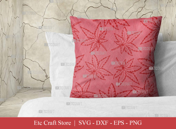 Leaves Pattern SVG Cut File for Local Business Branding