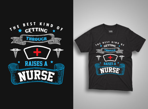 Nurse T Shirt Design Template Vector for T-Shirt Designs and Graphics