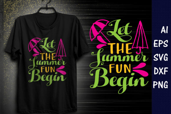 Summer Quote Design for T-Shirt Graphics